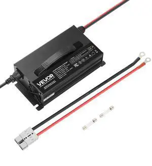 VEVOR 12V 40A Lithium Battery Charger 14.6V AC-DC LiFePO4 Smart Charger for RV