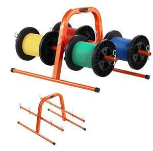 Hand Caddy Wire Dispenser for Up to 8 Spools for Electrical Industrial
