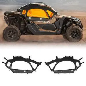 UTV Cab Enclosure Upper Doors Zipper for Can-Am Maverick X3 2-Seater 2017-2025