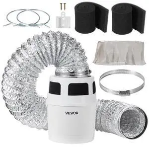 3 in 1 Indoor Dryer Vent Kit with Bucket for Electric Dryer 5 Ft Hose