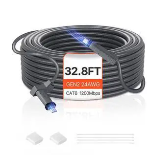 Starlink Gen 2 Cable 32.8 FT Extension Cable for Standard Generation 2 1200 Mps