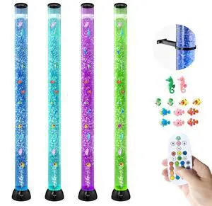 VEVOR Bubble Tube Lamp 16 Color 5 ft Sensory Aquarium Lamp for Relief Calming