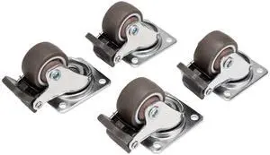 SilverStone Technology RAC-SRW-001 Caster Wheel Set (4 pcs.) for Silverstone Rackmount and Workstation Chassis, SST-RAC-SRW-001