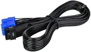 SilverStone Technology PP15-PCIE Dual PCIe 8pin (PSU) to 12V-2x6 (GPU) PCIe Gen5 Cable for Silverstone 2nd Gen PSUs, SST-PP15-PCIE