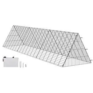 VEVOR Chicken Tunnels, 118.1 x 28 x 24.2 inch (LxWxH) Chicken Tunnels for Yard, Portable Chicken Tunnels for Outside Easy Installation, Chicken Coop Run, Suitable for Chickens, Ducks, Rabbits