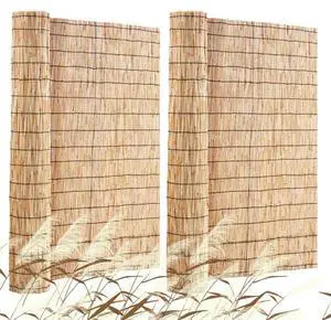 VEVOR 2-Pack Reed Fence Landscaping Privacy Blind Fencing Screen 16.4' x 4'