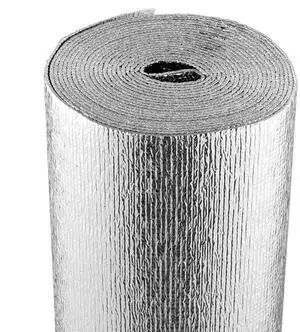 VEVOR Double Reflective Insulation Roll Foam Core Radiant Barrier 300 in x 48 in x 1/8 in