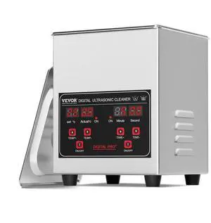 VEVOR Professional Jewelry Cleaning Machine, 1.3L Jewelry Cleaner Ultrasonic Machine with Basket and Heater & Timer