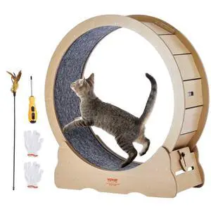 VEVOR Cat Exercise Wheel Large Cat Treadmill Wheel for Indoor Cats 35.8 inch