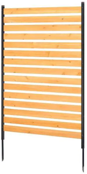 VEVOR Wood Privacy Fence 1 Panel Slatted Air Conditioner Fence 39" W x 61" L