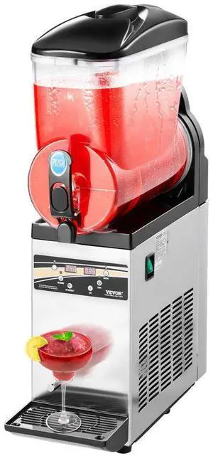 VEVOR Commercial Slushy Machine 15L Margarita Smoothie Frozen Drink Slushie Maker