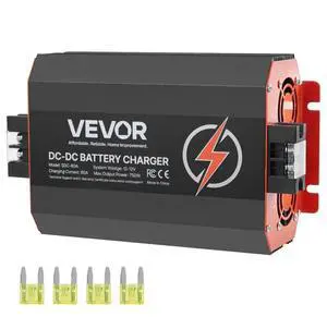 VEVOR 12V 60A DC to DC Charger Battery Charger 750W for Lead-Acid and Lithium AGM GEL