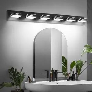 VEVOR 6-Light LED Modern Bathroom Vanity Light Fixtures 40.35-Inch Wall Light Fixtures