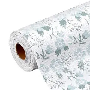 VEVOR Classic Floral Drawer and Shelf Liner for Kitchen Cabinet Non-Adhesive 23 FT