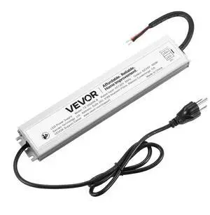 VEVOR LED Driver 300W 24V DC Low Voltage Transformer Waterproof IP67 Power Supply