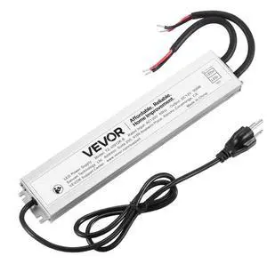 VEVOR LED Driver 300W 12V DC Low Voltage Transformer Waterproof IP67 Power Supply