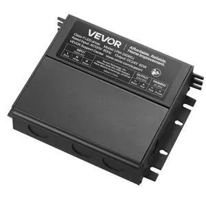 VEVOR 60W 24V Dimmable LED Driver AC to DC Power Supply Transformer Constant Voltage