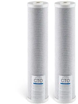 VEVOR Whole House Water Filter Replacement Cartridge 4.5"x20" CTO Carbon 2 Pack