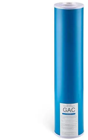 VEVOR Whole House Water Filter Replacement Cartridge 4.5"x20" GAC Carbon 1 Pack