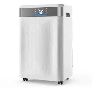 VEVOR 52 Pints Dehumidifier for Home and Basement Smart Humidity Low Noise for Room