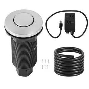 VEVOR Garbage Disposal Air Switch Kit Dual Outlet Sink Top Air Switch 3.5-inch