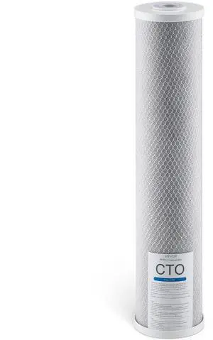 VEVOR Whole House Water Filter Replacement Cartridge 4.5"x20" CTO Carbon 1 Pack