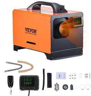 VEVOR Diesel Air Heater Diesel Parking Heater 8 kW DC 12-24 V Digital Display