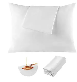 VEVOR Pillow Protectors with Hidden Zipper Standard 4 Pack Dust & Stain Proof