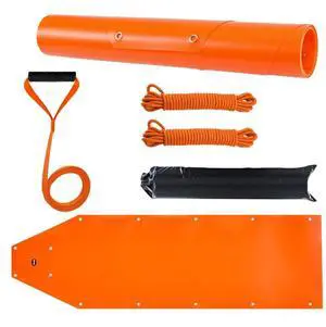 VEVOR Deer Drag Sled 72.8 x 22.8 in 550lbs Multi Use PE Yard Utility Sled for Hauling