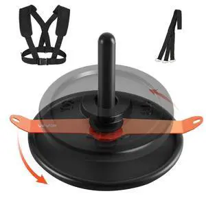 VEVOR Weight Power Pull Push Sled Workout Fitness Strength Training Sled Orange Black
