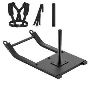 VEVOR Weight Power Pull Push Sled Workout Fitness Strength Speed Training Sled Black