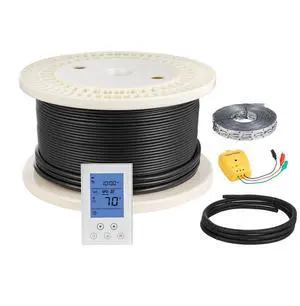VEVOR 200 sqft Underfloor Heating Cable Kit 240V Electric Radiant with Alarm