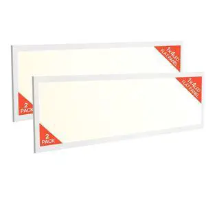 VEVOR 1x4 FT LED Flat Panel Light 5700LM Ceiling Light Fixture 3000K/4000K/5000K 2 PCS