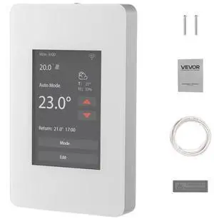 VEVOR 7 Day Programmable Thermostat for Underfloor Heating Pump TFT Display