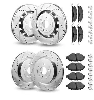 VEVOR Front and Rear Ceramic Brake Kit Fits for 2013-2015 Ford Explorer Brake Pads