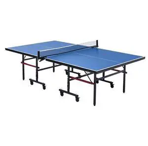 VEVOR Ping Pong Table Foldable Table Tennis Game Table Indoor with Clamp Net