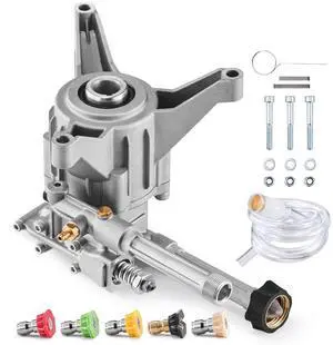 Pressure Washer Pump 7/8" Shaft Vertical 3100 PSI 2.5GPM with 5 Nozzles