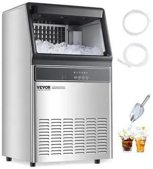 Commercial Ice Maker Freestanding Cabinet Machine 160lbs/24H 55 Ice Cubes