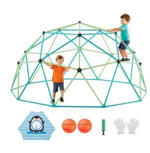 VEVOR Climbing Dome 10FT Geometric Dome Climber Jungle Gym 1000LBS Max Loading