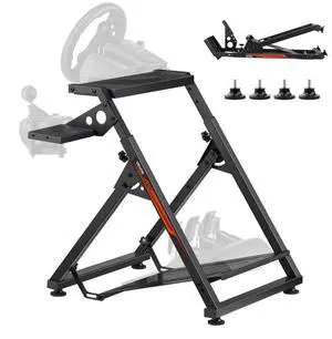 Racing Wheel Stand Adjustable & Foldable for Logitech G923 G920 G29 G27 Compact