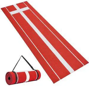 10x3ft Softball Pitching Mat Baseball Pitching Rubber Mound for Indoor Outdoor
