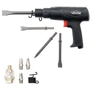 VEVOR Air Hammer 2500-2700 BPM Pneumatic Hammer Air Hammer Kit with 4 Chisels