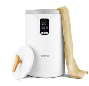 VEVOR 20L Towel Warmer Bucket, Towel Warmer with 24H Delay Timer, 30/60/90 Min Auto Shut Off, Child Lock, LED Display, Large Towel Warmer for Bathroom, Spa, Bathrobe, Blanket & Pajam