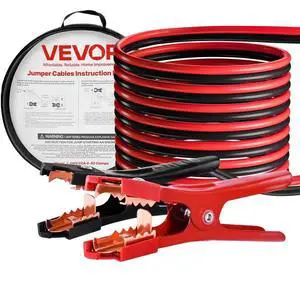 VEVOR Jumper Cables for Car Battery Heavy Duty Auto Booster Cables 20 ft 4 Gauge