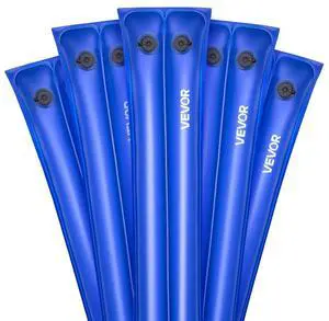 26 Gauge Double Chamber Water Bags Tubes for Winter Pool Cover 5 Packs 8 ft