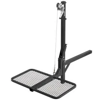 VEVOR Hitch Deer Hoist with Lifting System Platform 300 lb Game Hoist Winch Lift