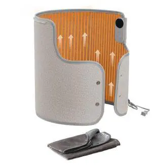 Under Desk Space Heater Rollable Foot Warmer Portable for Home Office