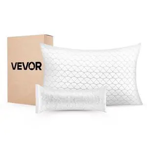 VEVOR Bed Pillow King Size Luxury Quality Hotel Pillow with Memory Foam Fill