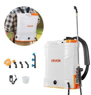 3.2 Gallon Battery Powered Backpack Sprayer 0-90 PSI 2H Runtime for Yard Lawn