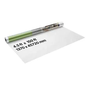 VEVOR 4.5 x 150 ft House Wrap 0.13 mm Thick Drop Cloth Vapor Barrier Covering
